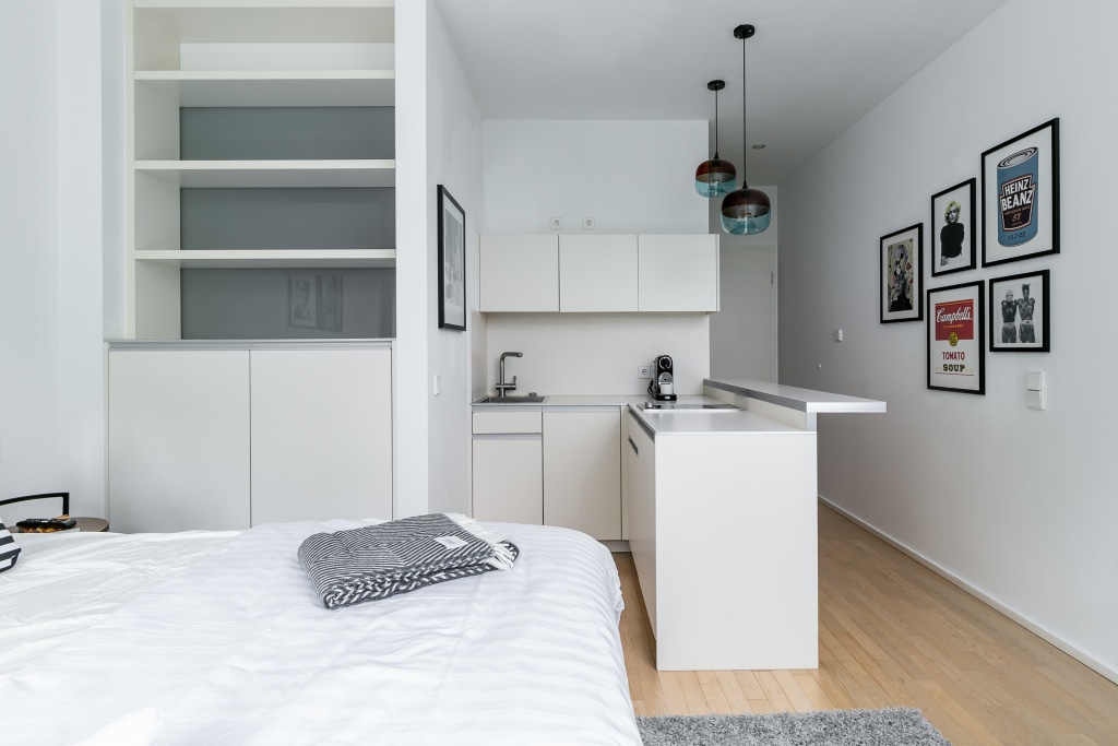 Miete 1 Zimmer Wohnung Berlin | Ganze Wohnung | Berlin | Berlin Kreuzberg am Mariannenplatz – hochwertig möblierte Design Wohnung mit Vollausstattung und Balkon! IV | Hominext