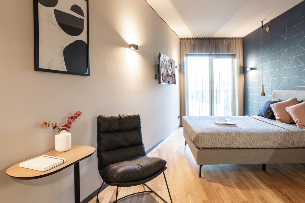 Rent 1 room apartment Frankfurt am Main | Entire place | Frankfurt am Main | Design Serviced Apartment mit Terrasse direkt am Flughafen | Hominext