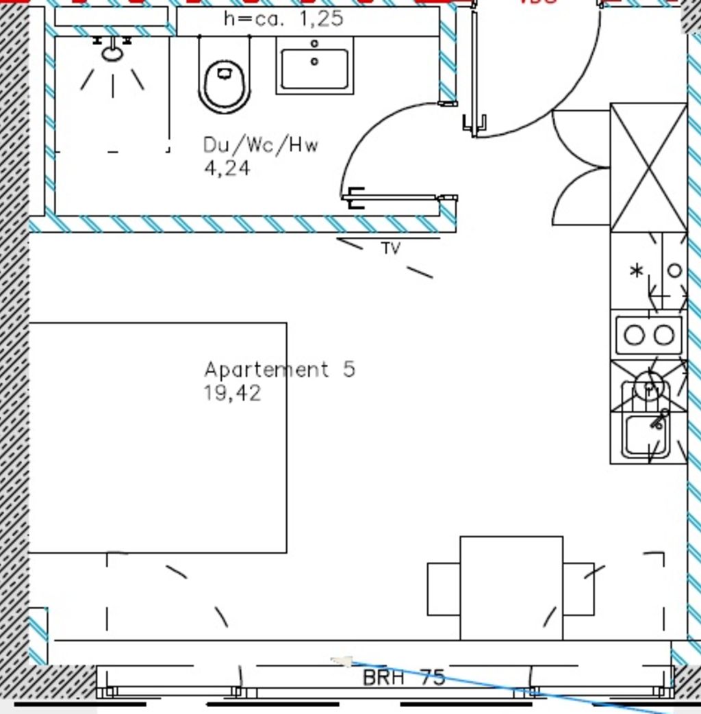 Rent 1 room apartment Kriftel | Entire place | Kriftel | Modernes Apartment mit Busanbindung an den Flughafen | Hominext