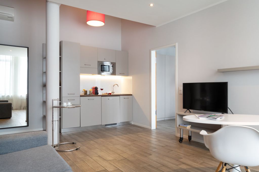 Miete 1 Zimmer Wohnung München | Ganze Wohnung | München | Amazing Serviced Apartment mit Küche | Hominext