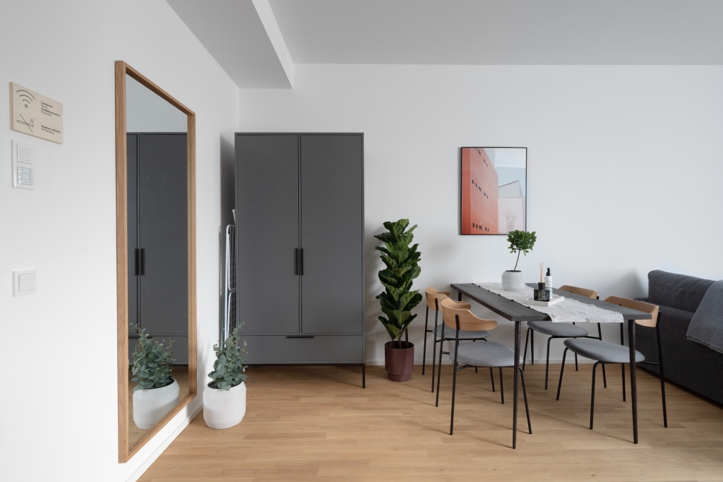 Miete 1 Zimmer Wohnung Potsdam | Ganze Wohnung | Potsdam | Potsdam Annemarie-Wolff-Platz - Suite mit Schlafsofa | Hominext