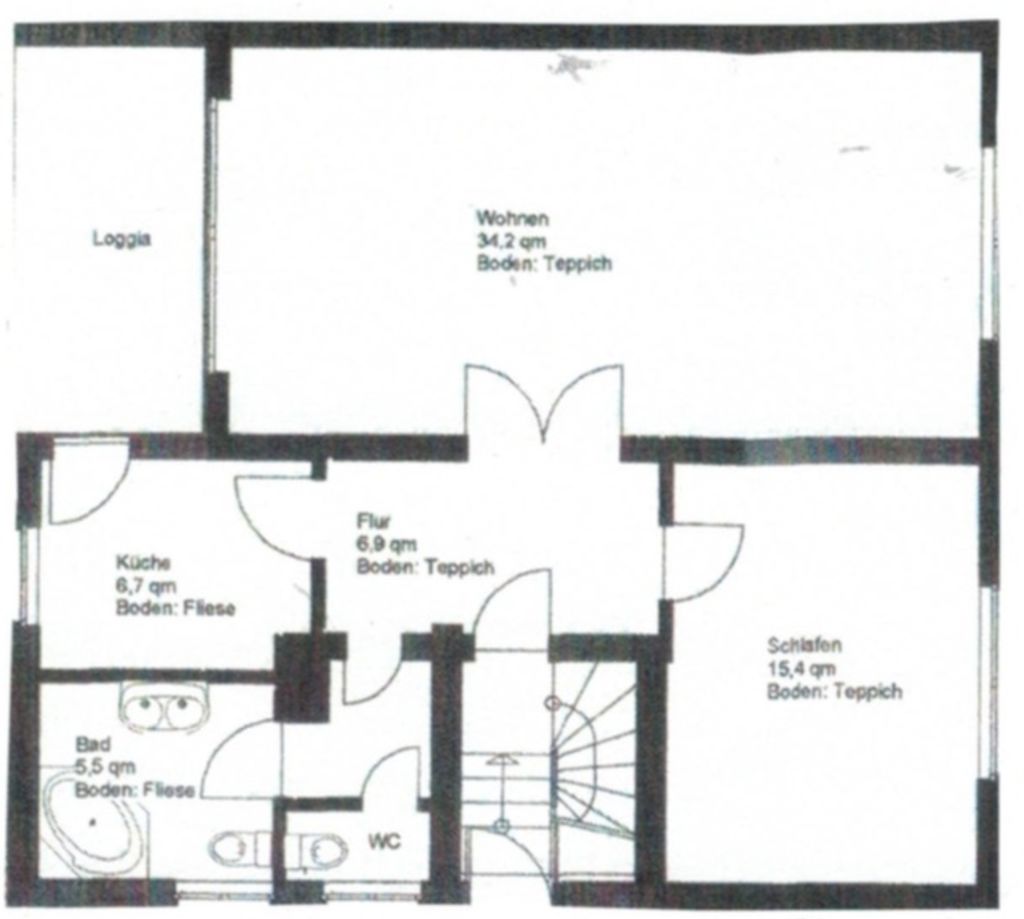 Miete 1 Zimmer Wohnung Köln | Ganze Wohnung | Köln | Exklusiv möblierte und ruhige Terrassenwohnung im Kölner Westen (Köln-Junkersdorf) | Hominext