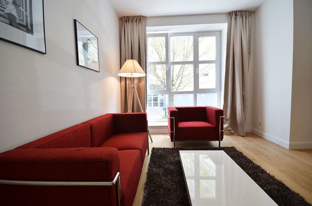 Rent 1 room apartment Frankfurt am Main | Entire place | Frankfurt am Main | Exquisites, voll möbliertes Designer-Apartment mit 1 Schlafzimmer für Ihren vorübergehenden Aufenthalt im Frankfurter Grüngürtel | Hominext