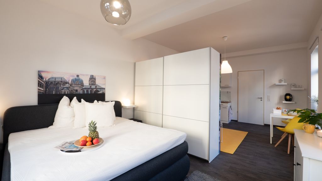 Miete 1 Zimmer Wohnung Aachen | Ganze Wohnung | Aachen | Möblierte Wohnung Aachener Innenstadt mit Parkplatz | Hominext