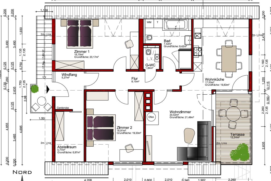 Miete 2 Zimmer Wohnung Leverkusen | Ganze Wohnung | Leverkusen | Zwischen Köln und Düsseldorf zu Hause! | Hominext