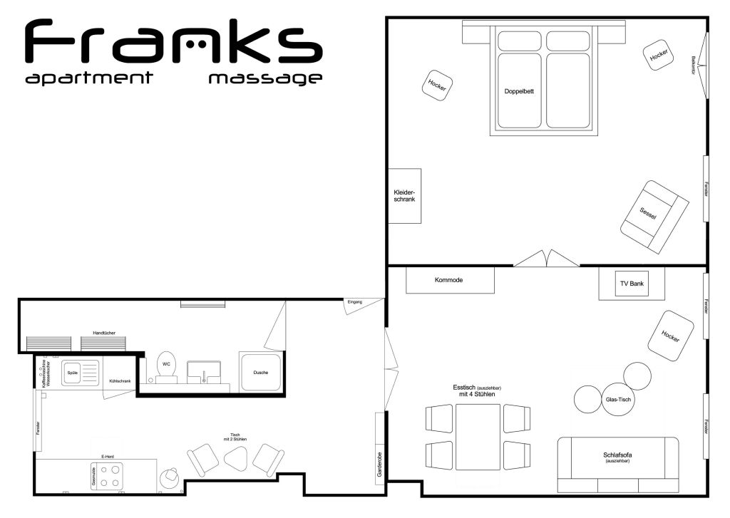 Rent 1 room apartment Berlin | Entire place | Berlin | Modernes Apartment | Hominext