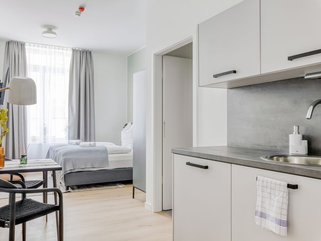 Miete 1 Zimmer Wohnung Rosenheim | Ganze Wohnung | Rosenheim | Helles, modernes Studio in Rosenheim | Hominext