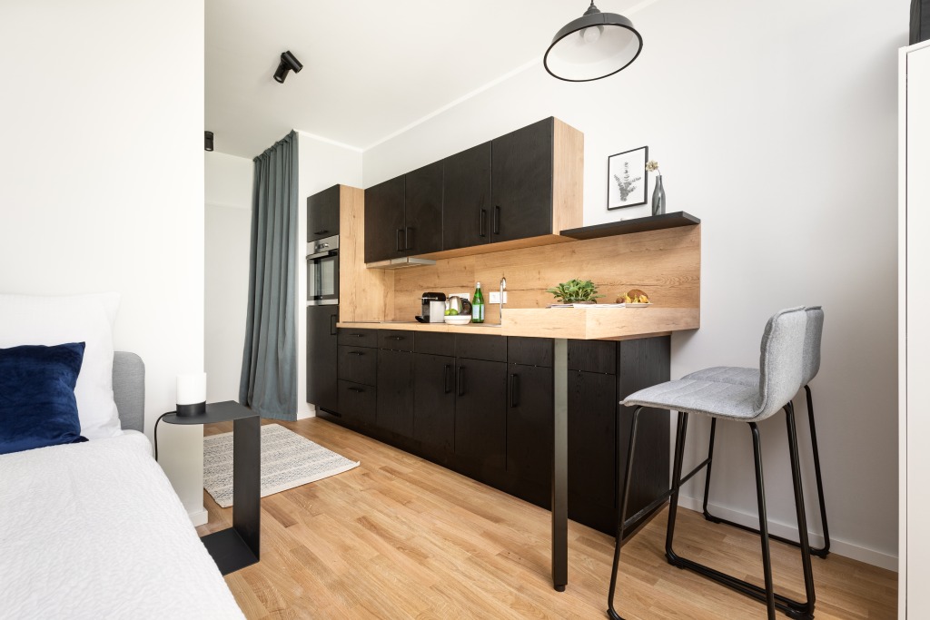 Miete 1 Zimmer Wohnung Berlin | Ganze Wohnung | Berlin | Brandneues Studio in Mitte | Hominext