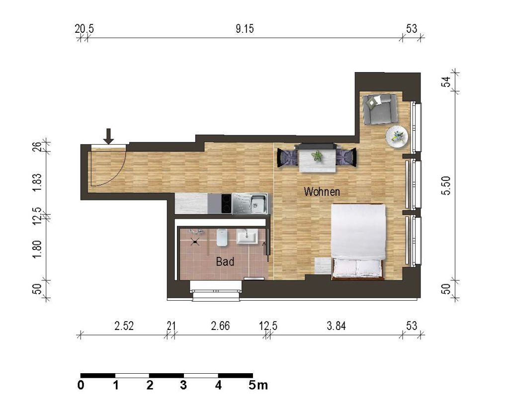 Rent 1 room apartment Berlin | Entire place | Berlin | Top eingerichtete Wohnung nahe Hackeschem Markt | Hominext