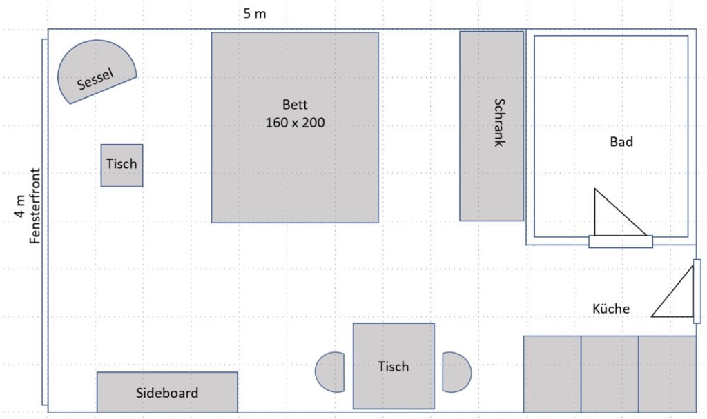 Miete 1 Zimmer Wohnung Köln | Ganze Wohnung | Köln | Modernes Studio-Apartement am Mediapark | Hominext