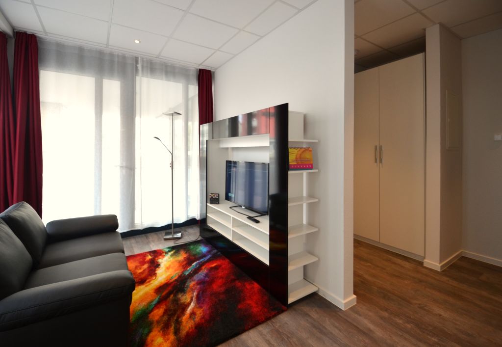 Miete 1 Zimmer Wohnung Frankfurt am Main | Ganze Wohnung | Frankfurt am Main | 2-Zimmer Service Apartment, voll ausgestattet | Hominext