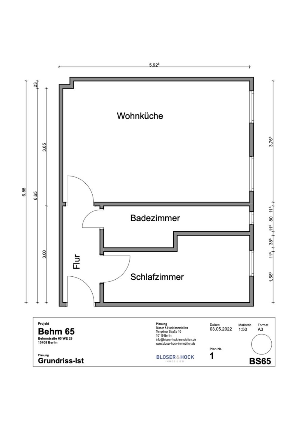 Rent 1 room apartment Berlin | Entire place | Berlin | Moderne, frisch sanierte 2-Zimmer-Wohnung mit bester Anbindung im Prenzlauer Berg | Hominext