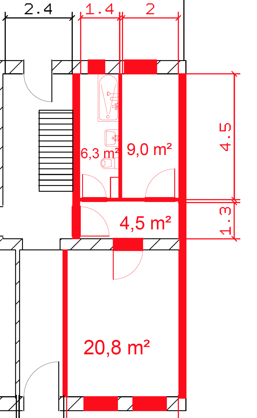 Rent 1 room apartment Fürstenwalde/Spree | Entire place | Fürstenwalde/Spree | Neu, hell, komplett ausgestattet: Komfort möbliertes Apartment für 2 | Hominext