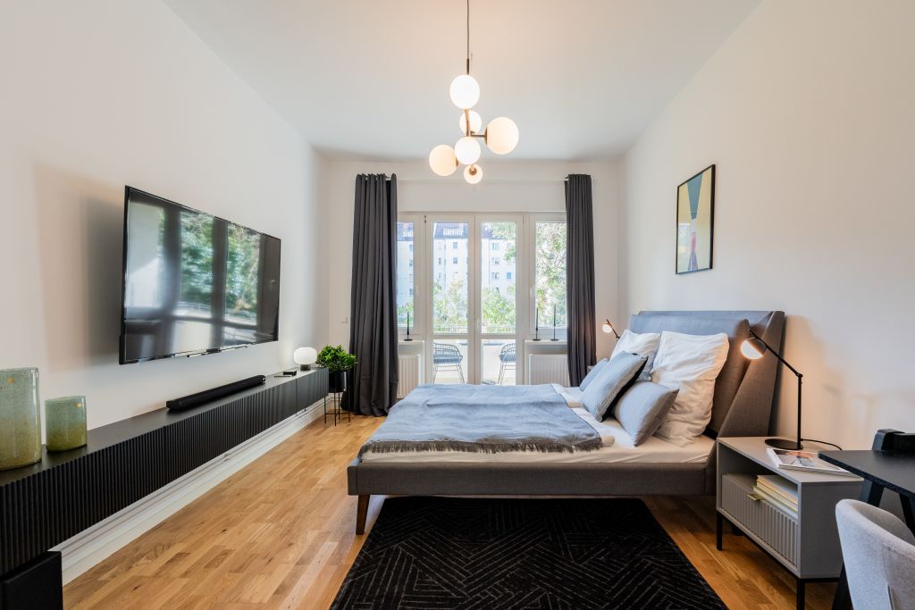 Miete 2 Zimmer Wohnung Berlin | Ganze Wohnung | Berlin | Kürzlich renovierte möblierte 2-Zimmer-Wohnung in Neukölln mit Arbeitsbereich | Hominext