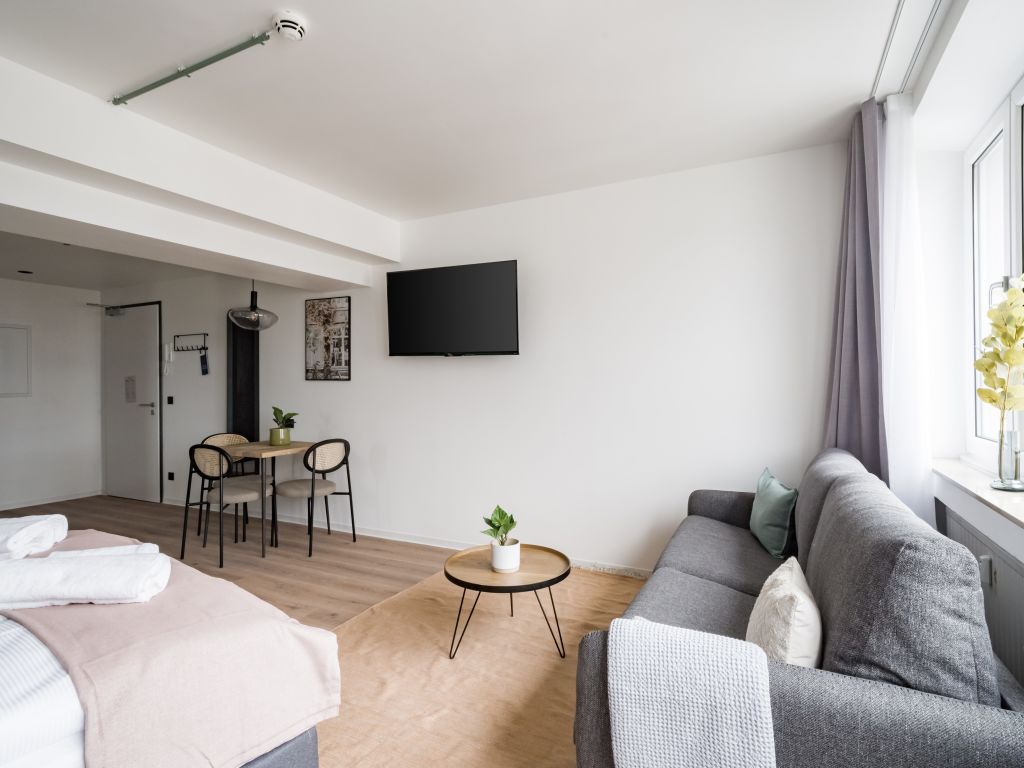 Miete 1 Zimmer Wohnung Saarbrücken | Ganze Wohnung | Saarbrücken | Comfort Suite mit Schlafsofa - Saarbrücken Berliner Promenade | Hominext