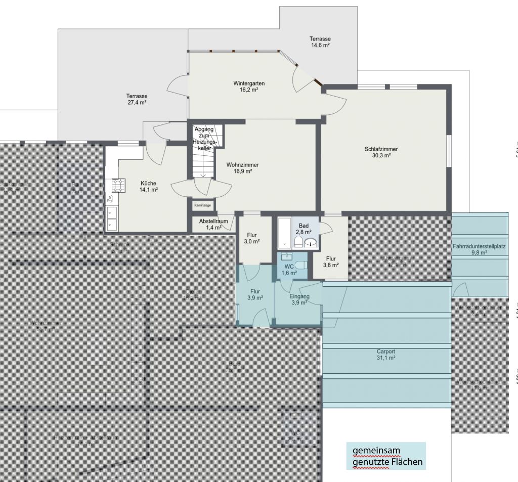 Rent 1 room apartment Taunusstein | Entire place | Taunusstein | Einliegewohnung, abgeschlossene Whg, Wintergarten, Terrasse, Pool, Sauna u. gr. Gartenanteil in Ortsrandlage. Pool u. Sauna zur Mitbenutzg. | Hominext