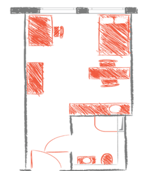 Miete 1 Zimmer Wohnung Nürnberg | Ganze Wohnung | Nürnberg | Modernes und komfortables Apartment mit Küche | Hominext