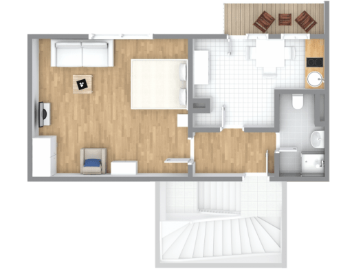 Miete 1 Zimmer Wohnung Köln | Ganze Wohnung | Köln | Gemütliches Apartment mit Balkon im Herzen Kölns | Hominext