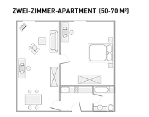 Miete 1 Zimmer Wohnung Zwickau | Ganze Wohnung | Zwickau | Business Zwei-Zimmer-Apartment Zwickau | Hominext