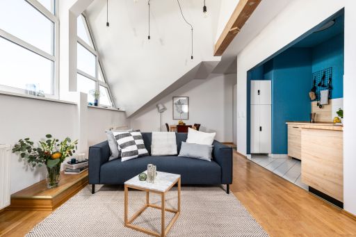 Miete 1 Zimmer Wohnung Berlin | Ganze Wohnung | Berlin | Ein Berliner Penthouse-Apartment mit Aussicht | Hominext