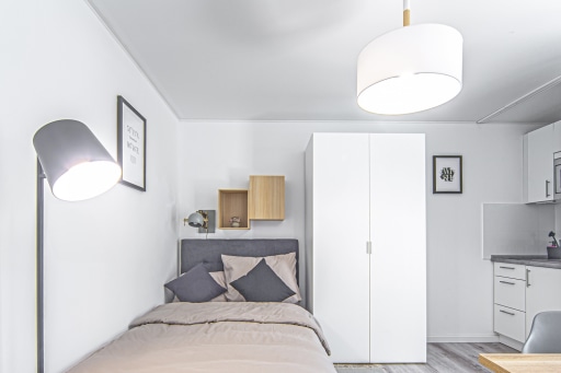 Miete 1 Zimmer Wohnung Düsseldorf | Ganze Wohnung | Düsseldorf | Ruhiges Designer-Apartment in zentraler Lage | Hominext