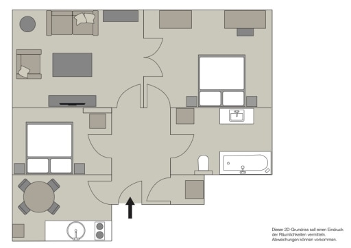 Rent 2 rooms apartment Hamburg | Entire place | Hamburg | Großzügige helle 3-Zimmer Wohnung im Jugendstilhaus | Hominext