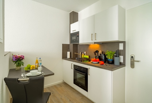 Miete 1 Zimmer Wohnung Bad Nauheim | Ganze Wohnung | Bad Nauheim | Neues 1-Zimmer-Apartment, komfortabel eingerichtet und voll ausgestattet, Bad Nauheim | Hominext