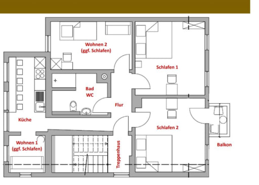 Miete 3 Zimmer Wohnung Ludwigsburg | Ganze Wohnung | Ludwigsburg | Exklusive 4-Zimmer-Wohnung in Ludwigsburg | Hominext