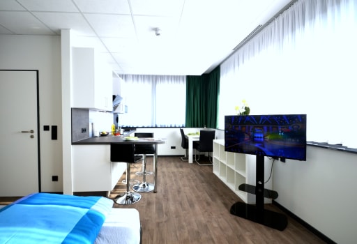 Miete 1 Zimmer Wohnung Offenbach am Main | Ganze Wohnung | Offenbach am Main | Penthouse-Studio mit Ausblick | Hominext