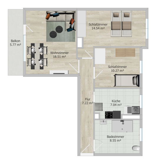 Rent 2 rooms apartment Bad Homburg vor der Höhe | Entire place | Bad Homburg vor der Höhe | Neu sanierte und modern eingerichtete drei Zimmer Wohnung in zentraler Lage | Hominext