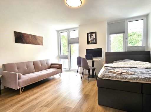 Miete 1 Zimmer Wohnung Germering | Ganze Wohnung | Germering | Liebevoll eingerichtetes & modisches Apartment im Zentrum von Germering nahe des S-Bahnhofs | Hominext