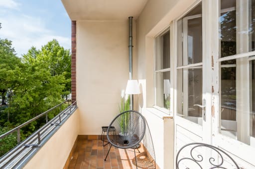 Miete 1 Zimmer Wohnung Berlin | Ganze Wohnung | Berlin | Helles und frisch möbliertes Apartment mit Balkon in Zehlendorf | Hominext