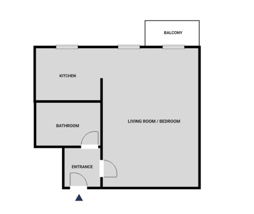 Miete 1 Zimmer Wohnung Berlin | Ganze Wohnung | Berlin | Wunderschön möbliertes Studio-Apartment in top Lage in Neukölln | Hominext