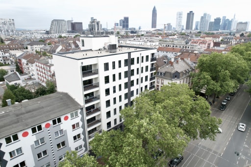 Miete 1 Zimmer Wohnung Frankfurt am Main | Ganze Wohnung | Frankfurt am Main | Moderne Wohnung mit atemberaubendem Skyline-Blick im aufstrebenden Gallusviertel | Hominext