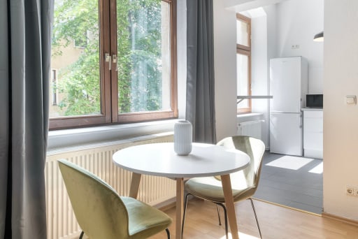 Miete 1 Zimmer Wohnung Berlin | Ganze Wohnung | Berlin | Stilvolles Studio in Top-Lage Prenzlauer Berg. Eine Gegend voller exzellenter Restaurants und Cafés. | Hominext