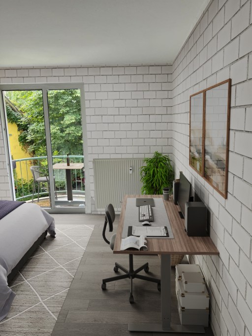 Miete 1 Zimmer Wohnung Bielefeld | Ganze Wohnung | Bielefeld | Neu Möbliertes Apartment nahe der Universität | Hominext