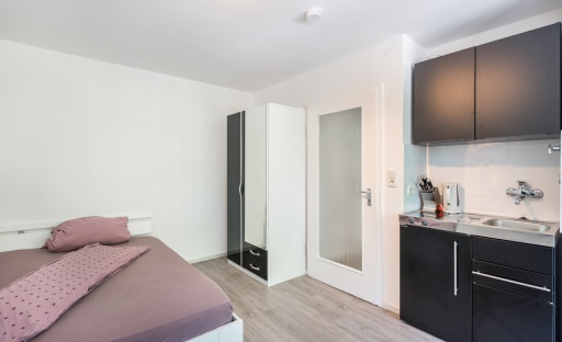 Miete 1 Zimmer Wohnung München | Ganze Wohnung | München | Schönes Studio-Apartment in Münchener Westend - Reduzierter Preis bis 25.8 | Hominext