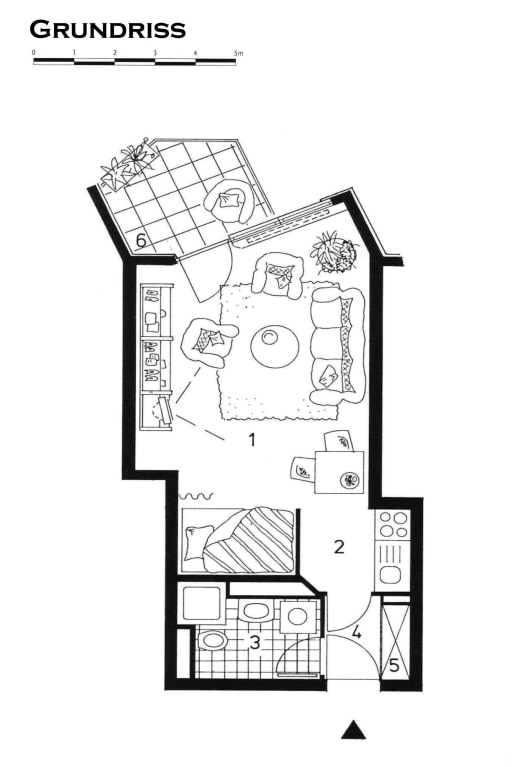 Rent 1 room apartment Düsseldorf | Entire place | Düsseldorf | Elegantes Studioapartment in Düsseldorf Ludenberg | Hominext