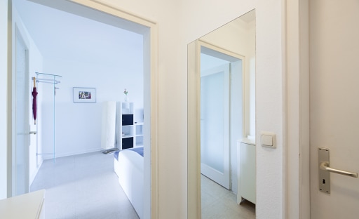 Miete 1 Zimmer Wohnung Düsseldorf | Ganze Wohnung | Düsseldorf | Ruhig gelegenes, möbliertes Appartement in Düsseldorf | Hominext