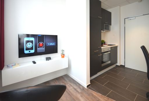 Miete 1 Zimmer Wohnung Frankfurt am Main | Ganze Wohnung | Frankfurt am Main | Modernes Apartment - vollausgestattet und möbliert | Hominext