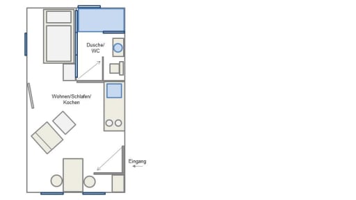 Rent 1 room apartment Mömbris | Entire place | Mömbris | Studio Noah | Hominext