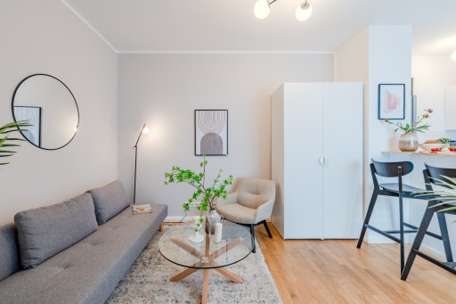 Miete 1 Zimmer Wohnung Berlin | Ganze Wohnung | Berlin | Kompakter Luxus in einem modernen 1-Zimmer-Apartment | Hominext