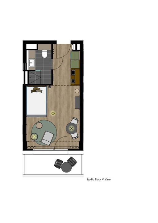 Miete 1 Zimmer Wohnung Freiburg im Breisgau | Ganze Wohnung | Freiburg im Breisgau | Studio M View | Hominext