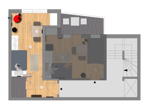 Miete 1 Zimmer Wohnung Düsseldorf | Ganze Wohnung | Düsseldorf | Düsseldorf Stadtmitte schöne Etagenwohnung frisch saniert mit hochwertigen Möbeln | Hominext