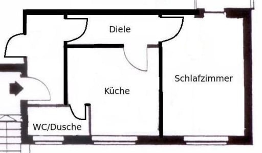 Miete 1 Zimmer Wohnung Düsseldorf | Ganze Wohnung | Düsseldorf | ***modernes Apartment im Grünen im Süden von Düsseldorf*** | Hominext