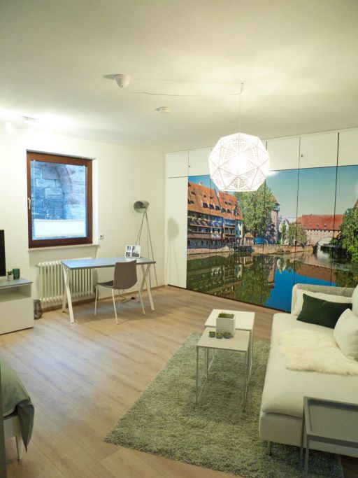 Rent 1 room apartment Nürnberg | Entire place | Nürnberg | Beste Innenstadtlage - alle Annehmlichkeiten direkt vor der Tür! | Hominext