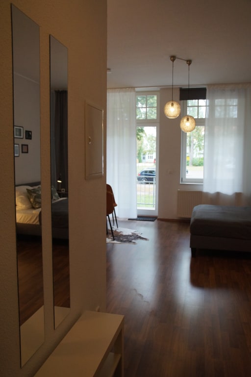 Miete 1 Zimmer Wohnung Magdeburg | Ganze Wohnung | Magdeburg | Großzügiges Appartment in wunderschöner Wohnlage | Hominext