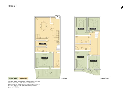 Rent 1 room apartment Berlin | Studio | Berlin | Fully furnished, stylish 5-room co-living apartment (incl. cleaning service, internet, registration etc.) | Hominext