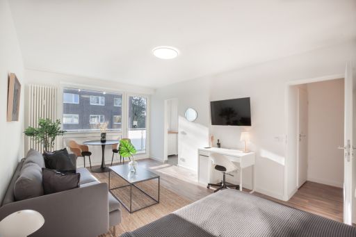 Miete 1 Zimmer Wohnung Düsseldorf | Ganze Wohnung | Düsseldorf | *****charmante Wohlfühlwohnung mit Sonnenbalkon - Erstbezug nach Sanierung***** | Hominext