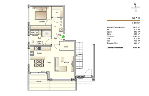 Rent 1 room apartment Crailsheim | Entire place | Crailsheim | Executive Suite - möbliert/Warmmiete-inkl. Strom&Internet | Hominext